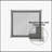 Orchest Gray Finish Mirror