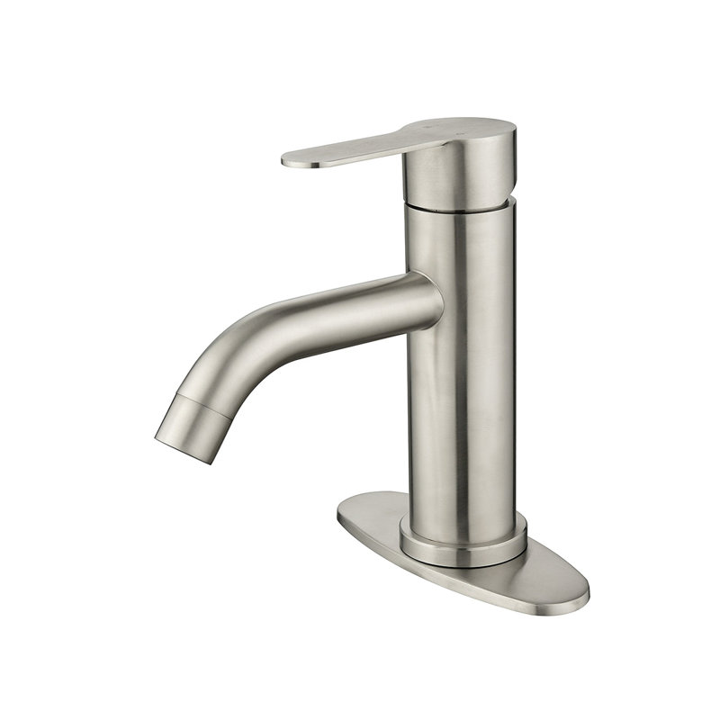 Robinet de lavabo de salle de bain à poignée simple