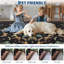 Tapis lavable papillon moderne 5 pi x 7 pi Boho Tribal