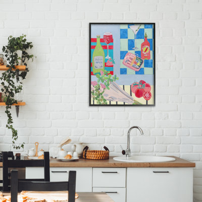 Sauce Kitchen Secrets, giclée encadrée, design par Melissa Wang