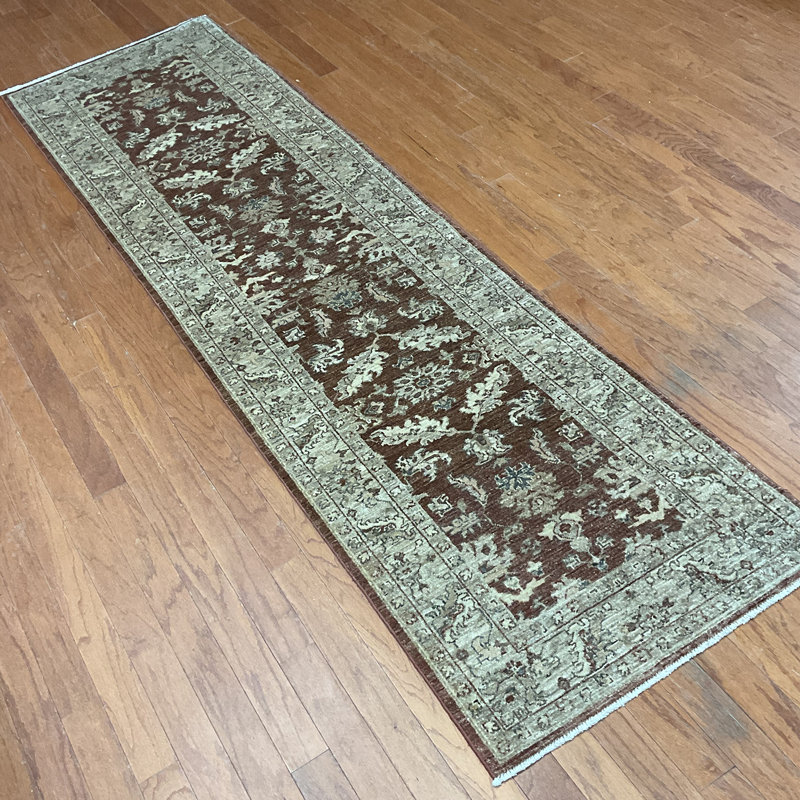  Handmade Oushak Wool Runner