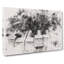 Broken Piano Keys Abstract - Wrapped Canvas-56657881