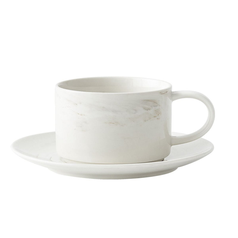 Marbre tasse à cappuccino 8,5 oz par Lucerne (porcelaine)