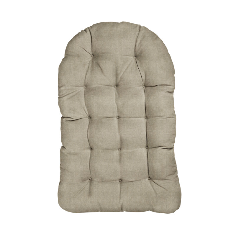 Outdoor Sunbrella Seat/Back Cushion for Egg Chair, Taupe
