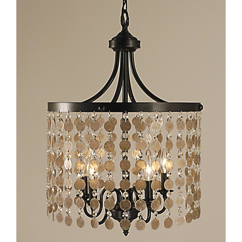 Lustre tambour 5 lumières Cleghorn