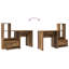 Desk 131.5 X 50 X 106.5 Cm Engineered Wood-1173171973