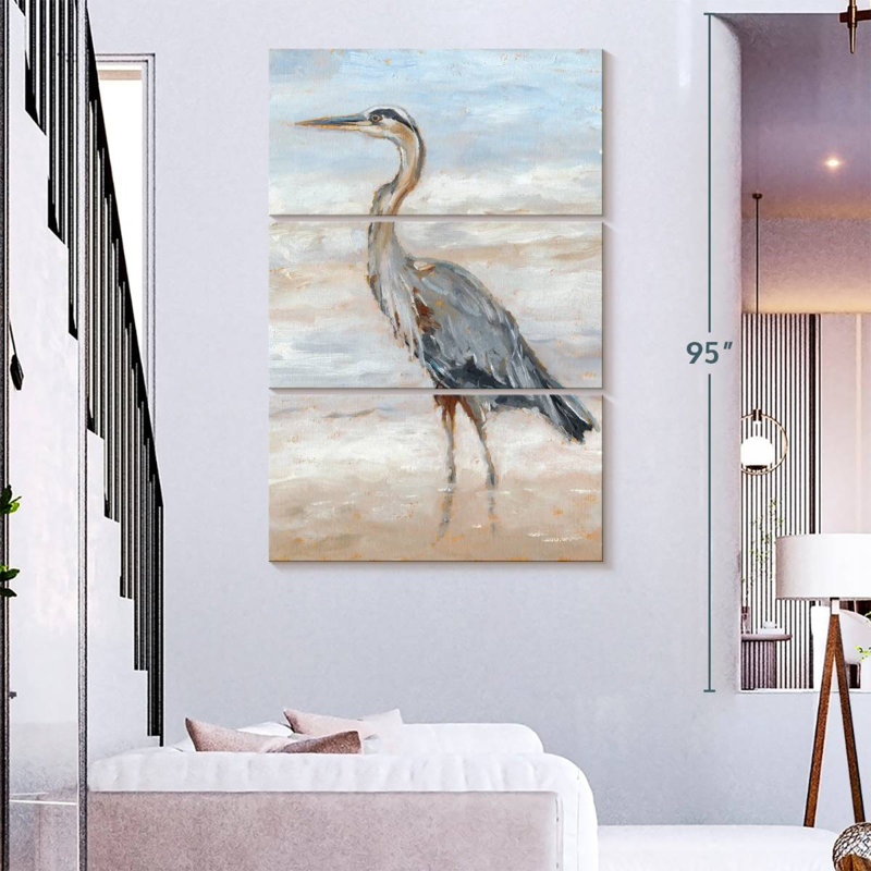 Brampt Beach Heron II, 74" H x 48" W
