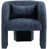 Navy Chenille Fabric selected