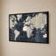 «Old World Map Blue» par Wild Apple Portfolio - impression sur toile-130879320-130879316