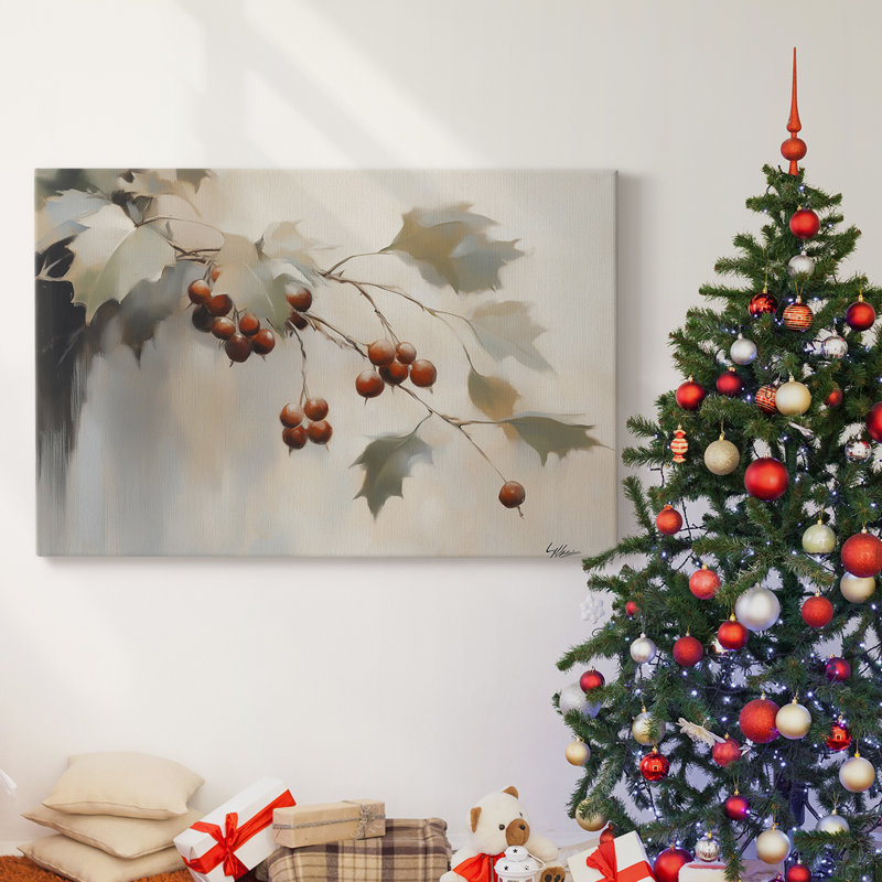 Art des Fêtes de Noël - Toile tendue avec châssis - Série 3-LX, H 40 po x l 60 po