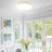 19.68In Modern Flush Mount Ceiling Light