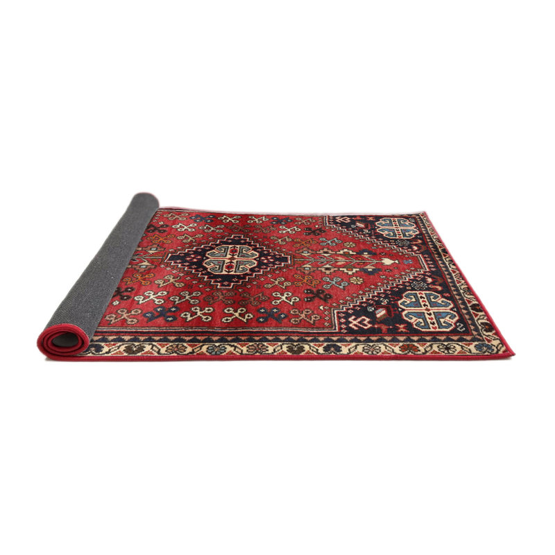 Tapis beige / marron / noir Southwestern, Rond 6 pi
