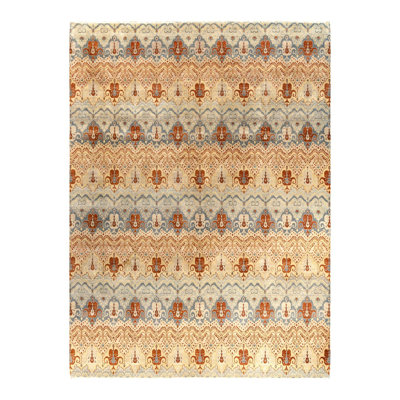 Makenley One-of-a-Kind 9' 3" X 12' 3" New Age Wool Area Rug Grey