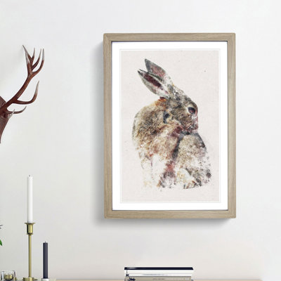 Brown Rabbit - Framed Print