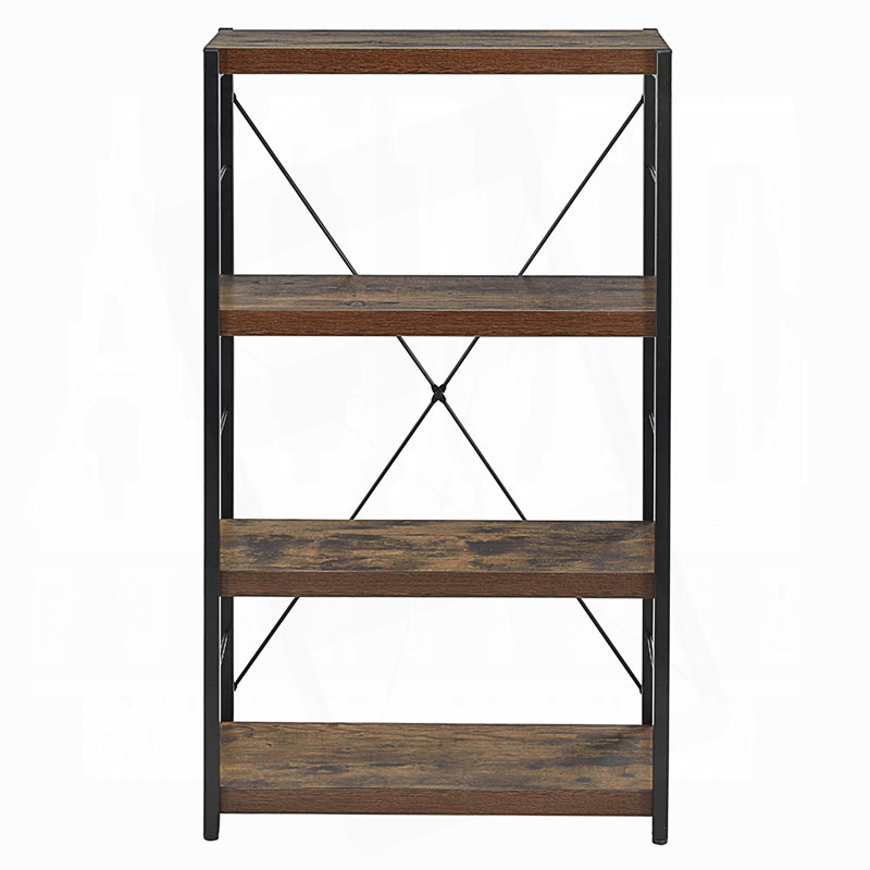 Industrial Style 1Pc Bookshelf, Brown