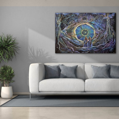  «Look At The Mystery» par Verena Wild, art mural sur toile, 60 po x 40 po
