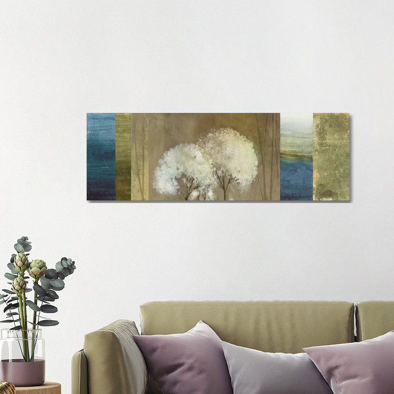 Grasses I by Asia Jensen - Wrapped Canvas Panoramic Painting