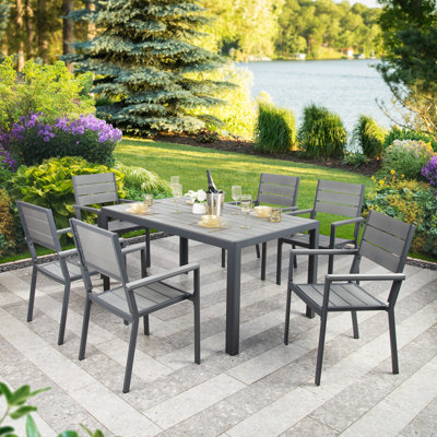 Bailyn Rectangular 6 - Person 150cm Long Dining Set