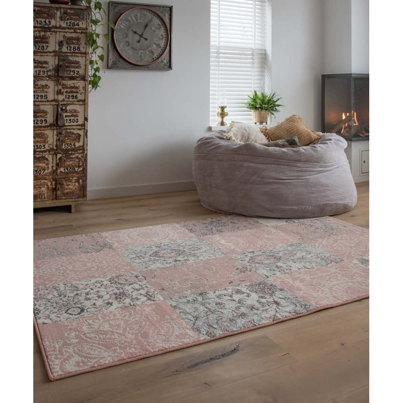 Abril Patchwork Hand Woven Area Rug, Rectangle 160 x 230cm