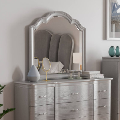 Miroir Glam 41,9 ", argent