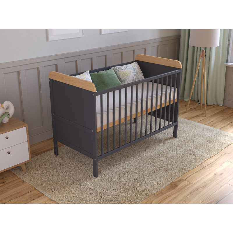 Thorgunn Cot Bed, Anthracite/Pine