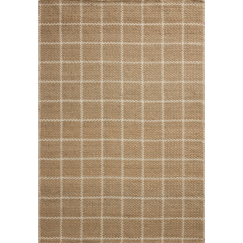 Chris Loves Julia x Loloi Fletcher Natural / Ivory Area Rug, Rectangle 3'6" x 5'6"