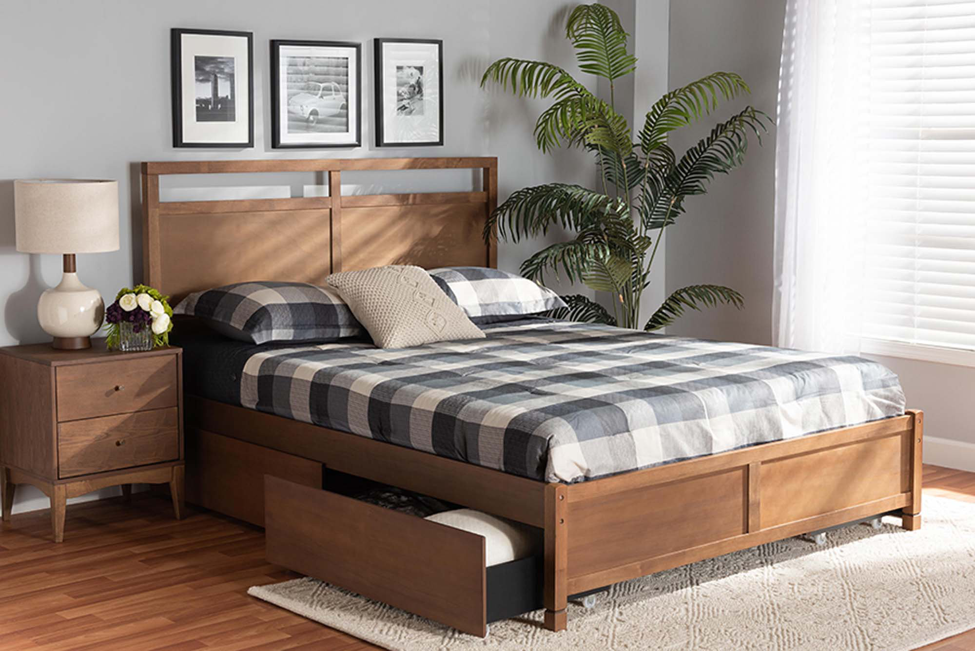 Gracie Oaks Demartez Platform Storage Bed & Reviews | Wayfair