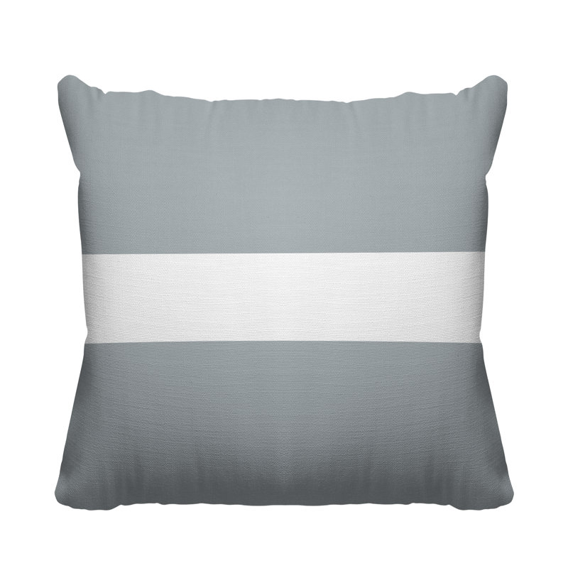 Coussin intérieur / extérieur Bede, L 19 po x H 19 po, Gris
