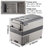 47.5 Qt Portable Freezer Mini Refrigerator with Adjustable Temperature Controls