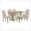 Ensemble de table de salle à manger 6 pièces avec 4 chaises rembourrées Modern-46585910-46585909-46585911