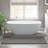 1 PCS 24X60" 100% Cotton Tufted 3000 GSM Reversible Bath Rug Charcoal-821449183-821449158