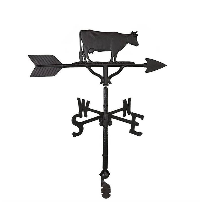 Cow Weathervane, Black