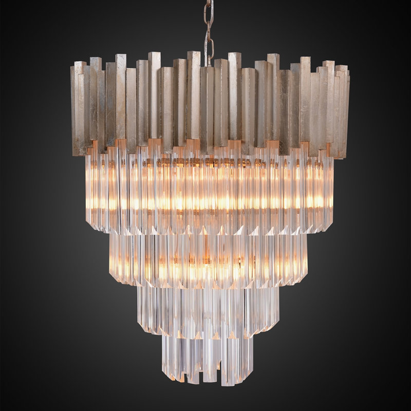Gerard Glass Tiered Chandelier