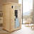 Two-person Far-infrared hemlock indoor sauna room