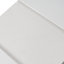 Meuble-lavabo double 84 po, conception moderne esthétique avec plateau en quartz, tablettes réglables et charnières à fermeture en douceur, gris-734046664
