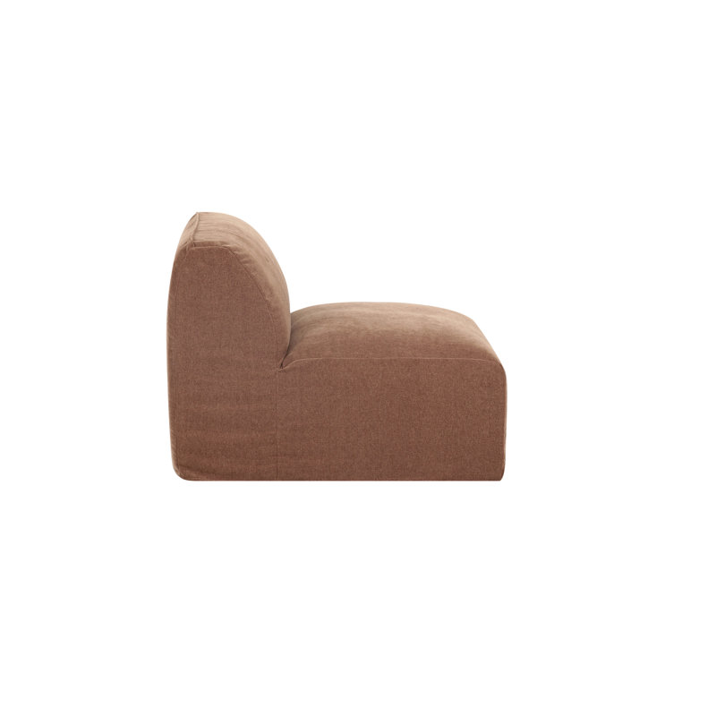 Isla Slipper Chair Beige, Latte Loft Canvas