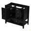 36" Bathroom Vanity Without Sink, Cabinet Base Only, One Cabinet And Three Drawers