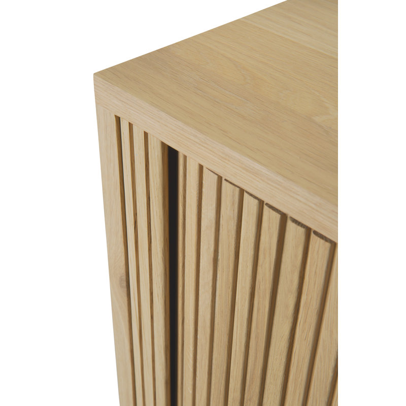 Roller Max 88.1'' W Solid Wood Sideboard, Oak