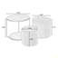 Repose-pieds, ensemble de repose-pieds multifonctionnel, combinaison de repose-pieds et de table, avec tabouret tambour, avec espace de rangement-907258570