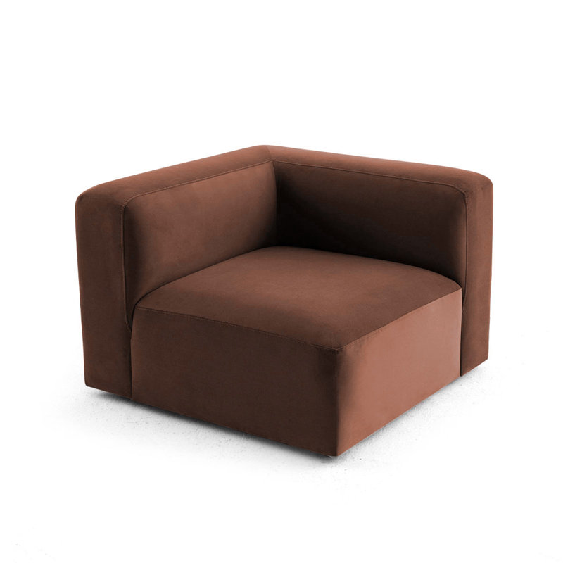 Fauteuil d'angle simple pour canapé modulaire convertible