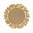 30.5"Eden Gingko Leaf Round Wall Mirror-1932835420