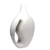 Lifestyle Ceramic Vase White