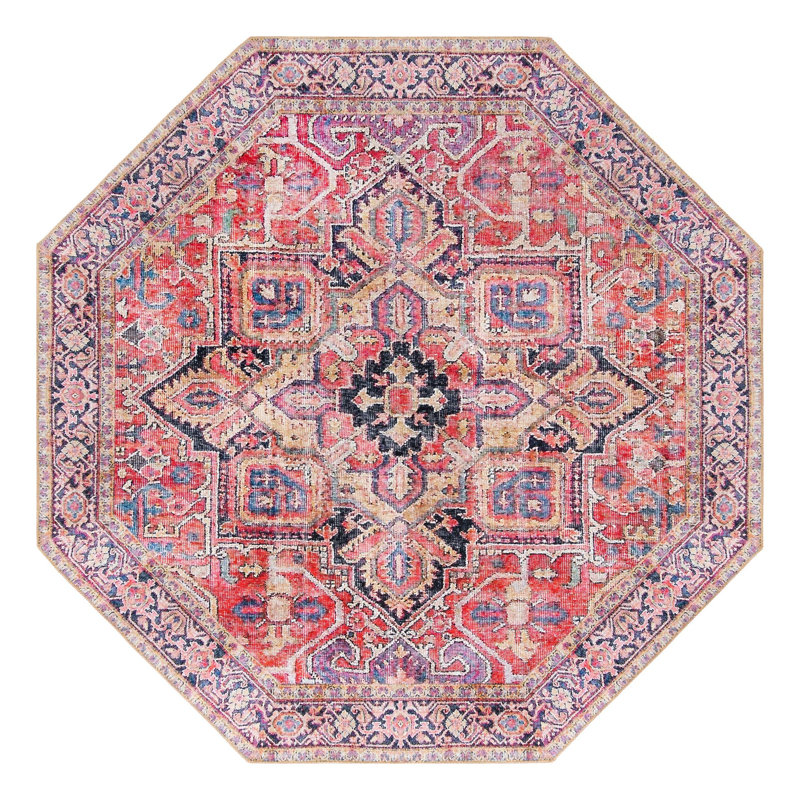 Prague Chenille Oriental Indoor Rug, Octagon 7'6"