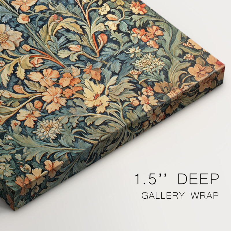 Série WORMIS DCCCLxxxx - Toile tendue avec châssis Premium - Prêt à être accroché, H 60 po x l 40 po
