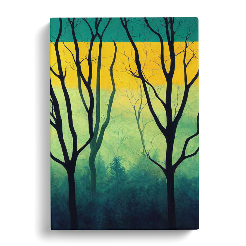Forest Marbling Vol.2 - Wrapped Canvas, 60cm H x 40cm W x 3cm D