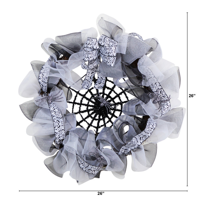 Couronne en toile d'araignée 26 po