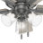 42" Crestfield 5 - Blade Indoor Modern Farmhouse Small Room Ceiling Fan with Lights and Pull Chains-56432622