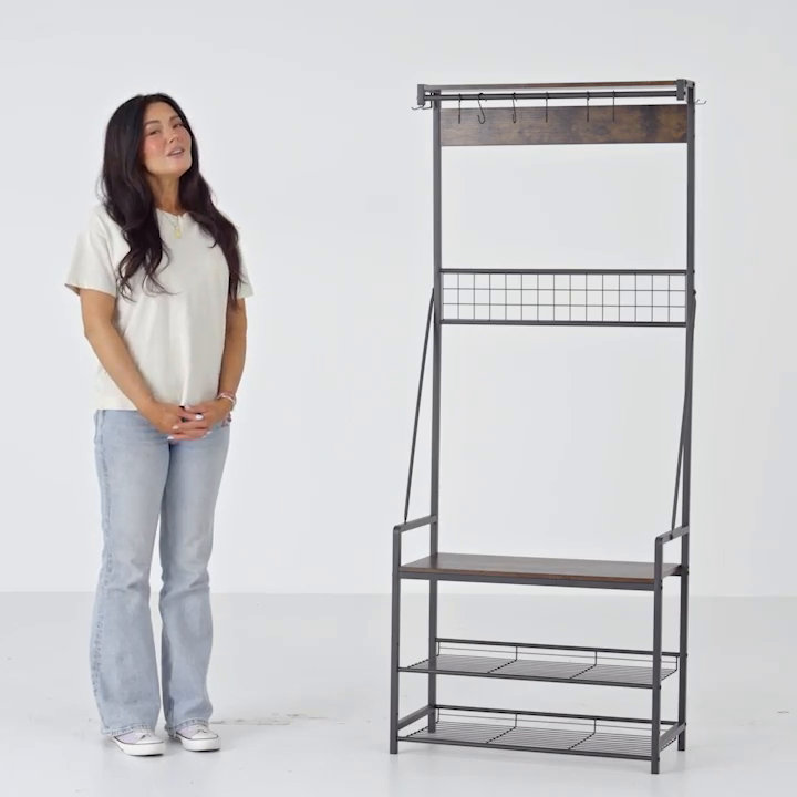 17 Stories Benjam Hall Tree 27.6'' Wide & Reviews | Wayfair