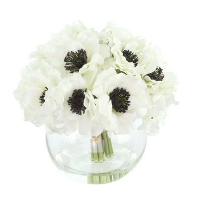 Anemone Arranged in a Glass Vase