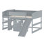 Lit mezzanine double bas pour enfants Caulkins-30985817